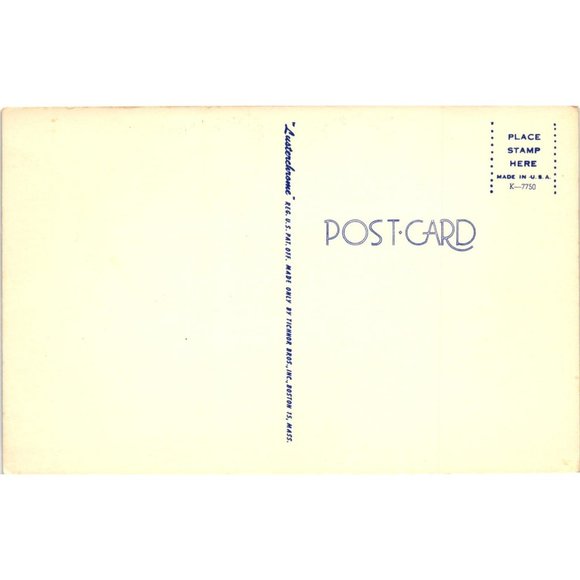 Bethlehem Pennsylvania Covered Bridge Postcard River New Hampshire New England - Picture 2 of 2